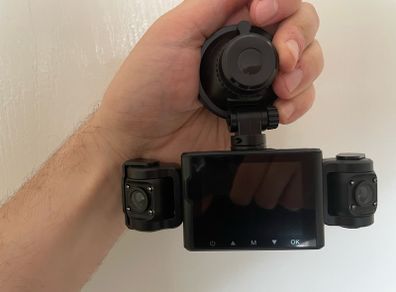 Car Dash Cam with 3 Cameras