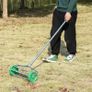 Heavy Duty Garden Rolling Lawn Aerator Steel Grass Roller Image 2