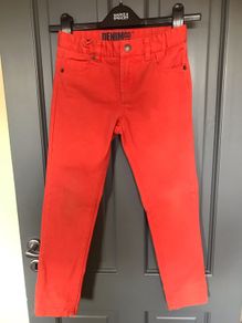 Penneys boys red jeans aged 7-8 years
