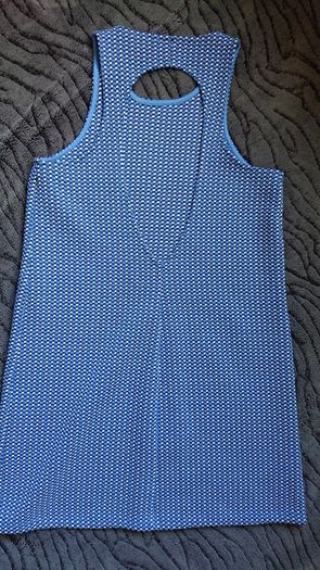 Zara Blue White Dress  Size 8-12