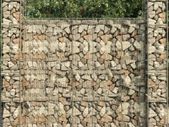 Gabion Baskets 3 pcs Galvanised Steel 25x25x197 cm