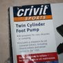 Crivit Twin Cylinder Foot Pump (new) Image 3