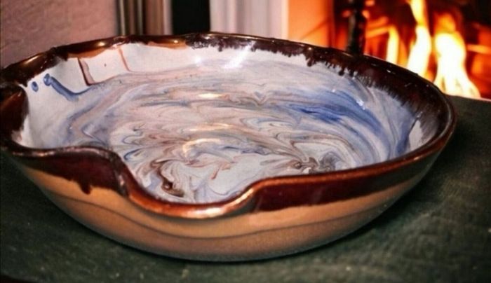 Beautiful large pottery bowl