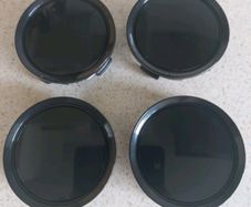 4 x Blank 75mm centre caps - FREE POST