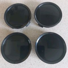 4 x Blank 75mm centre caps - FREE POST
