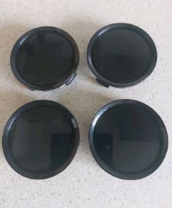4 x Blank 75mm centre caps - FREE POST
