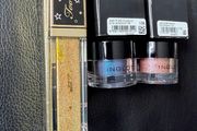 Too Faced Lemon Zest Glitter Eyeshadow + Inglot AMC Pigments 136/119 Bundle