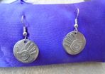 New Pewter Healing Hands Earrings, Pewter jewellery,