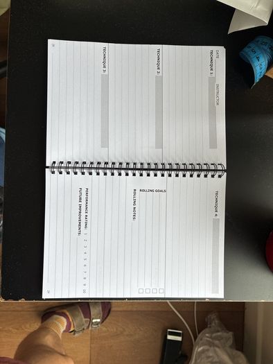 Jiu Jitsu Training Journal