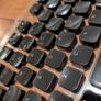 2 Keycap sets for mechanical keyboards - Low Profile - Black and white / crystal Image 4