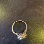 Diamond cluster engagement ring Image 6