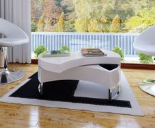 Coffee Table Shape-adjustable High Gloss White