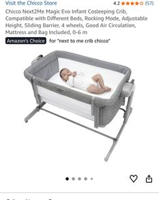 next2me chicco crib