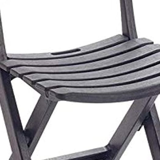 Folding Plastic Chair Lightweight Outdoor Garden Camping Beach Patio Balcony Chair