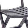 Folding Plastic Chair Lightweight Outdoor Garden Camping Beach Patio Balcony Chair Image 3