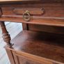 Antique Walnut Buffet / Sideboard with Marble Top Image 4