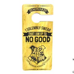 Harry Potter Door Sign With I Solemnly Swear That I Am Up To No Good Novelty Collectible From Penneys Primark Home   Brand new in original packaging This is official merchandise