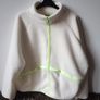 The contrast trim fleece / jacket Image 7