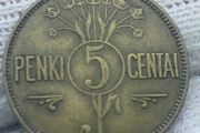 Lithuania 1925 5 cent