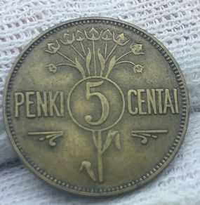 Lithuania 1925 5 cent
