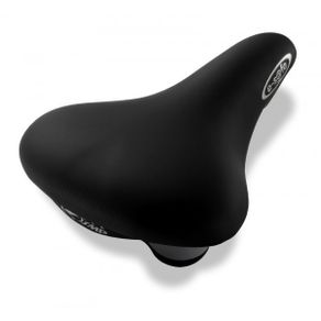 Double Elastosafe Black Unise Saddle With Es5