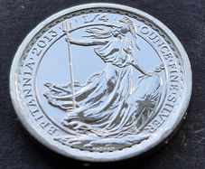 1/4 Oz Silver .999  S.S. Gairsoppa Shipwreck 2013 Britannia 50 pence coin