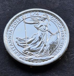1/4 Oz Silver .999  S.S. Gairsoppa Shipwreck 2013 Britannia 50 pence coin