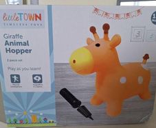Little Town Giraffe Inflatable Giraffe Animal Hopper