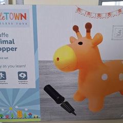 Little Town Giraffe Inflatable Giraffe Animal Hopper