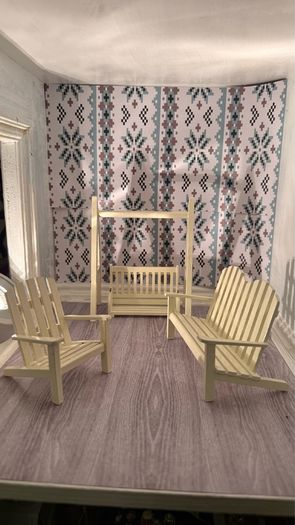Dolls House Furniture Garden Set