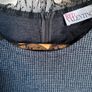 Red Valentino ladies grey houndstooth dress size M Image 7