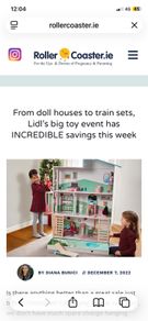 Doll house wooden
