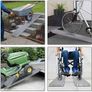 Loading Ramps, 2 Steel Ramps Heavy Duty for Van, Lawnmower, ATV, Quad Motorcycle, 400 kg Max Loading, 135 x 23 cm Image 3