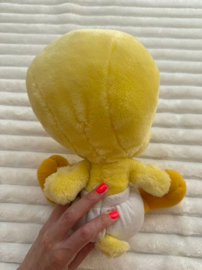Vintage 2001 Tweety Pie Warner Bros Studio Store approx. 12" Plush Toy Looney Tunes Used Dirty Please see pictures