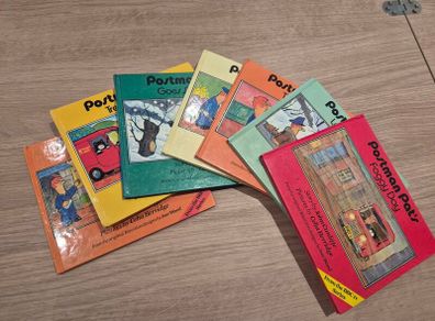 Rare 1980s Collection of Postman Pat Books  7 True First Editions Hardbacks (Andre Deutsch)