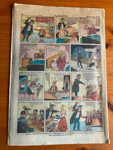Comics: 'The Hotspur' 1973 (17 numbers)