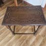 Antique lamp side table Image 2