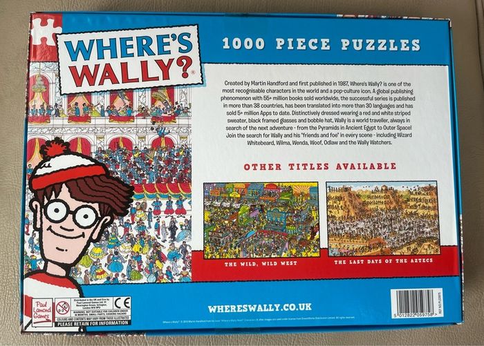 Where's Wally 1000 piece jigsaw puzzle
