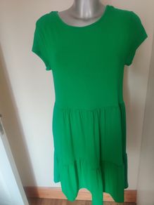 Next green beachwear summer  knee length dress Perfect condition size UK12/14 EU40/42 Postage included