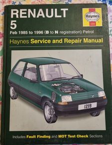 Haynes Manual Renault 5