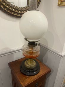 Antique Oil Lamp