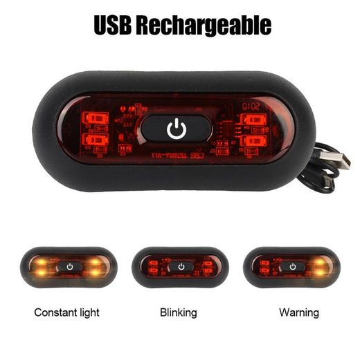Kihous 16 Lamps LED Safety Helmet Light | Bicycle and Motorcycle Helmet