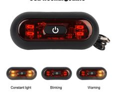 Kihous 16 Lamps LED Safety Helmet Light | Bicycle and Motorcycle Helmet
