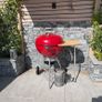 Weber charcoal bbq and Weber side table Image 2