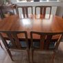Solid Wood Extendable Dining Table & 8 Chairs Image 3