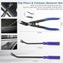 NEW SALE | 342Pcs Trim Removal Tool Kit, Car Panel Door Audio Radio Stereo Removal Tools, Auto Push Pin Bumper Retainer Clip Set/Fastener Terminal Remover Tool/Car Upholstery Repair Pry Kit Auto Clip Plier Image 3