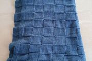 Grey textured scarf