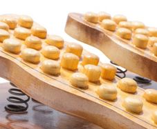 wooden thai foot massager