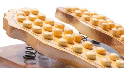 wooden thai foot massager