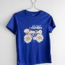 Pre Owned Electric Blue "New Adventures" Daisy Graphic Tee Image 2